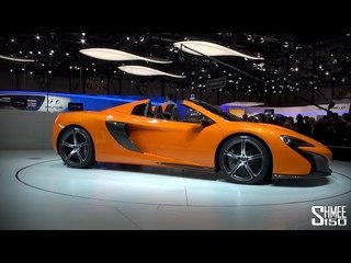 WORLD PREMIERE: McLaren 650S Spider at Geneva 2014