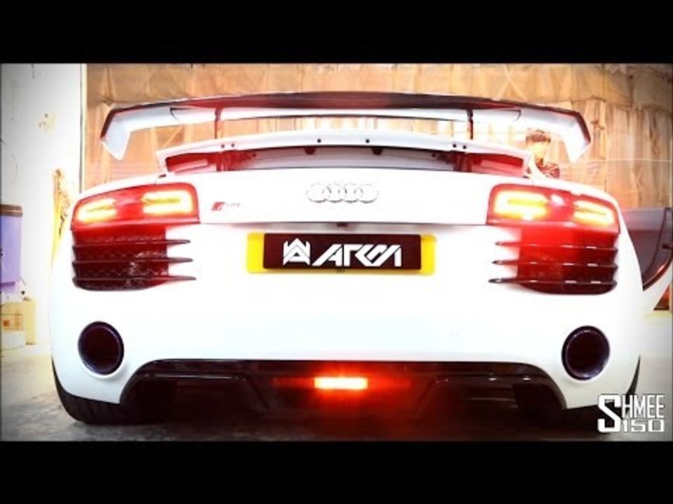 ARMYTRIX Audi R8 V8 2014 Titanium Exhaust System - Loud Revs and Sounds