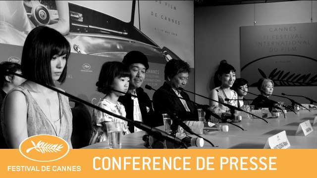 MANBIKI KAZOKU - CANNES 2018 - CONFERENCE DE PRESSE - VF