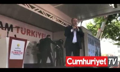 İnce: Bir gazete hariç hiçbirinde hala manşet olamadık