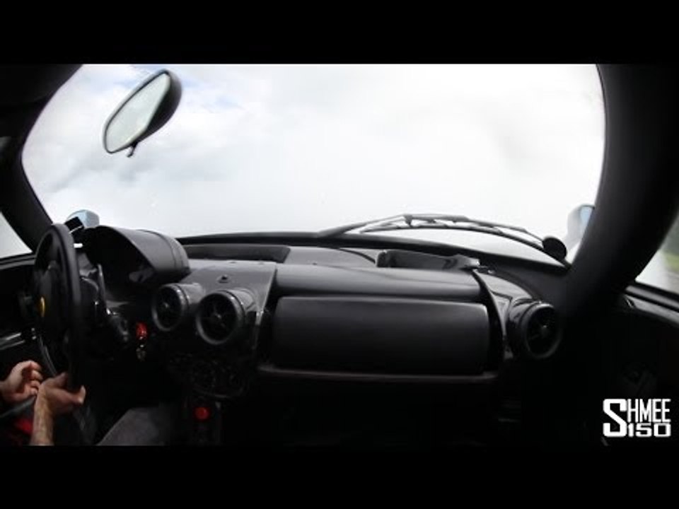 Ferrari Enzo - Crazy Donuts, Powerslides and 195mph Onboard