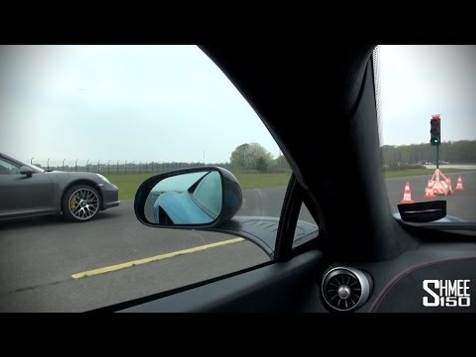 McLaren 12C versus Porsche 991 Turbo S Drag Race