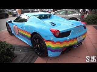 Gumball 3000 2014: Purrari 458 Spider from Deadmau5