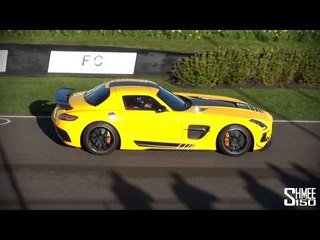 Mercedes SLS Black Series - Start and Track Flybys