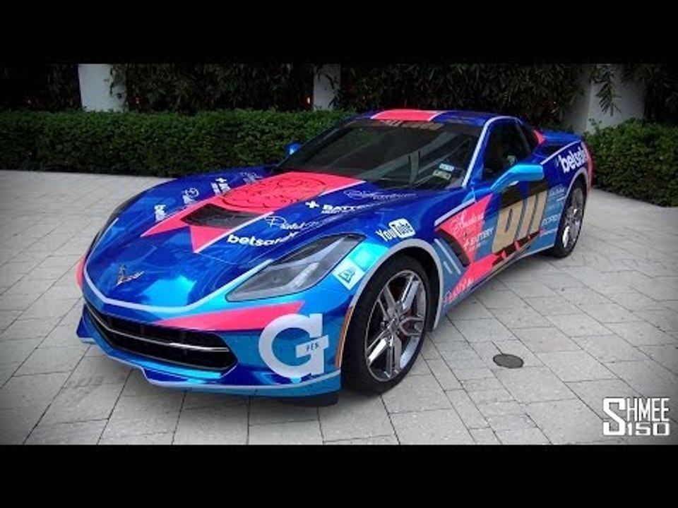 Gumball 3000 2014: Chrome Blue Corvette Stingray