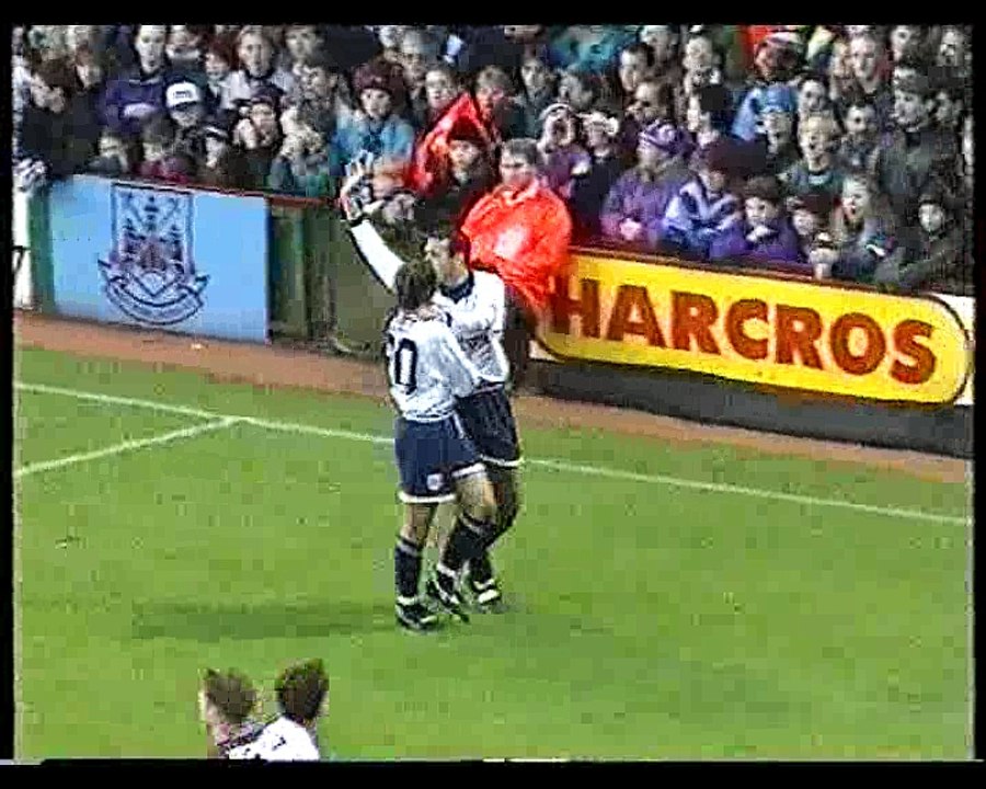 West Ham United - Tottenham Hotspur 28-12-1993 Premier League