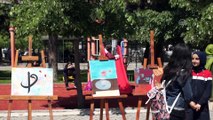 Başkentte küçük ressamlardan karma resim sergisi