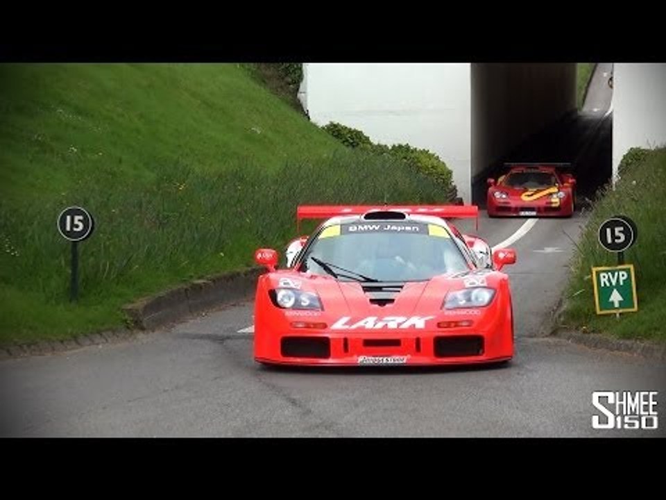 Supercars Depart Goodwood - LFA, F1 GTR, Enzo, CCX, Zonda, Aventador 50th