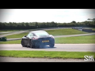 Sideways in the Porsche Cayman GTS