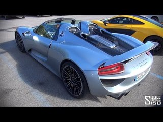 Porsche 918 Spyder Sounds - Startups and Revs