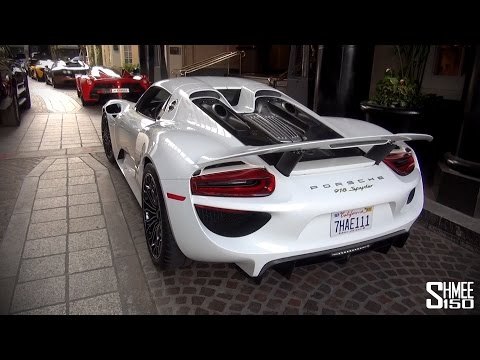 LaFerrari, McLaren P1, Porsche 918, Veyron Vitesse - Hypercar Lineup
