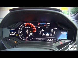Lamborghini Huracan LP610-4 - Dashboard Display Tour