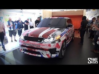 Range Rover Sport SVR - Crazy Loud Revs and Sneak Peak #SoundofSVR