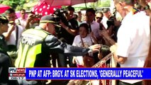 #PTVNEWS | PNP at AFP: Barangay at SK Elections, 'generally peaceful'