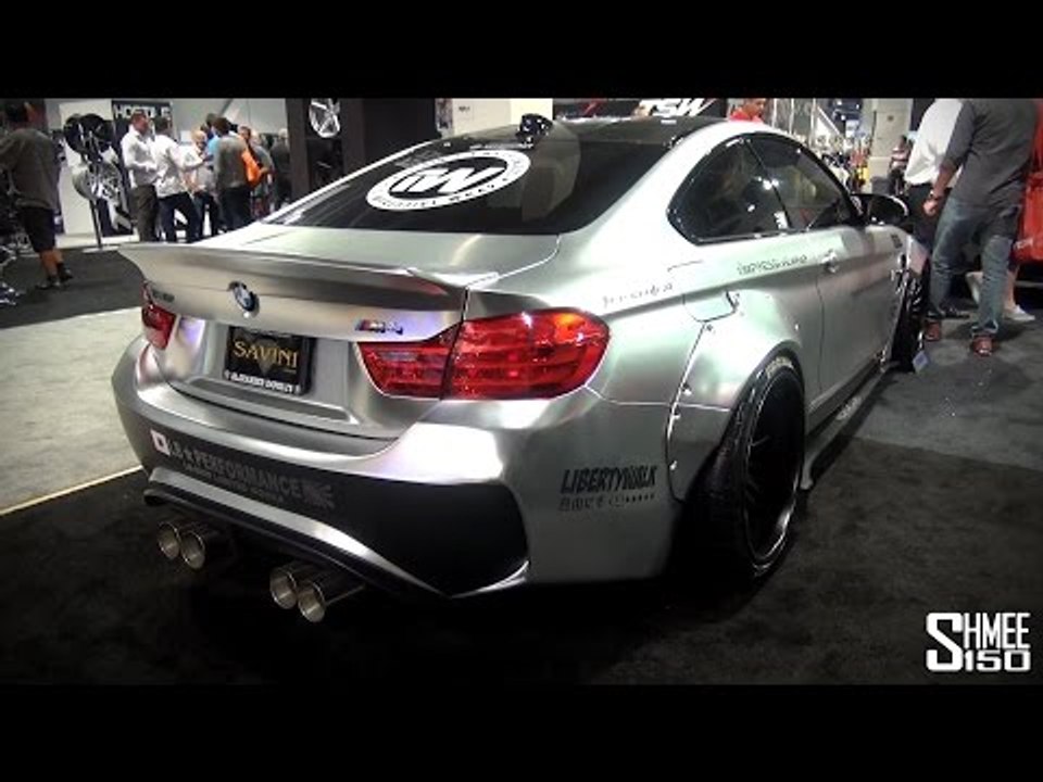 Liberty Walk BMW M4 - Widebody Conversion at SEMA 2014