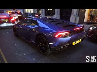 Blue Lamborghini Huracan - Combo with Oakley Aventador and 599 GTO