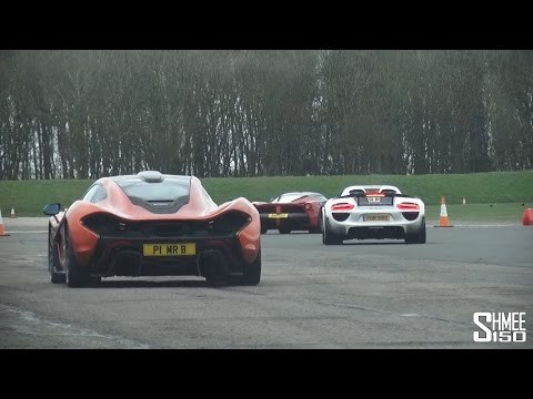 Hypercar Parade - LaFerrari, P1, 918, Veyron, Agera, Enzo, CCX, CCR - Vmax Stealth