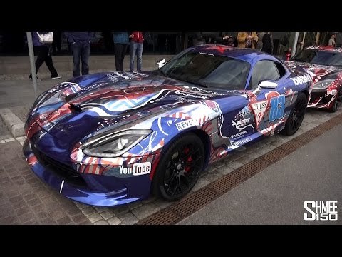 Team Guess Dodge Vipers - Gumball 3000 2015