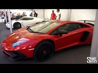 Vulcan, FXX K, LaFerrari, One:1, Aventador SV - Michelin Supercar Paddock 2015