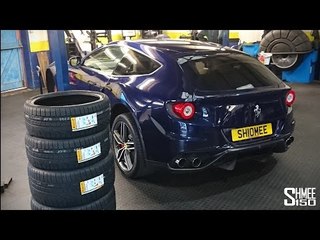 Preparing the Ferrari FF for Winter - Pirelli Sottozero Snow Tyres