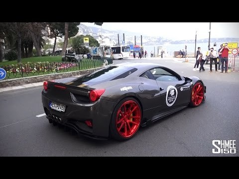 Prior Design Ferrari 458 - Revs and Accelerations in Monaco