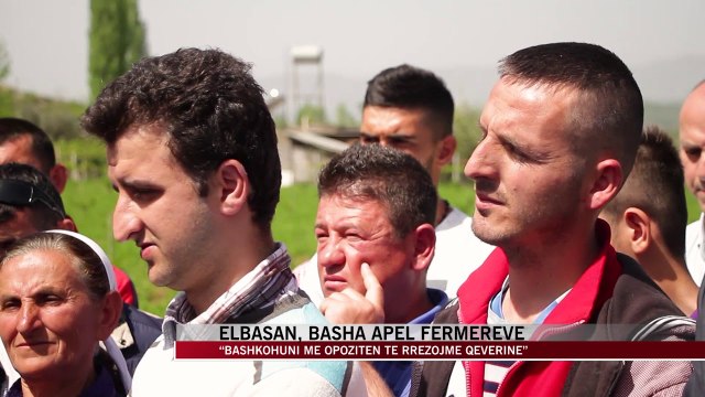 Elbasan, Basha takohet me fermerët - News, Lajme - Vizion Plus