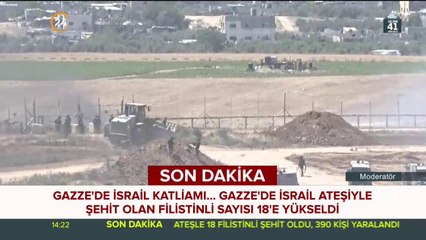 18 Filistinli şehit oldu, 500'den fazla yaralı var