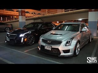 Collecting a Cadillac CTS-V and ATS-V in DUBAI! Plus FLAT TOUR!
