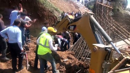 Cizre’de yol yapım çalışmasında göçük: 2 işçi yaralı - ŞIRNAK