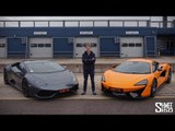 DRAG RACE: Lamborghini Huracan vs McLaren 570S