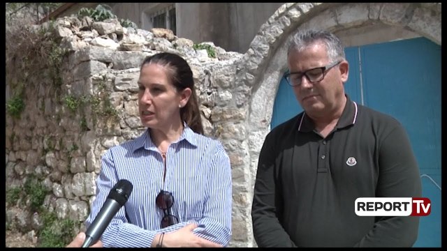 Report TV - Nis rindërtimi i kishës së Shën Thanasit në Dhërmi, Kumbaro inspekton punimet