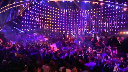 Reactions in the green room during the Grand Final of the 2018 Eurovision Song Contest