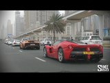 Escorted by Dubai Police SUPERCARS!