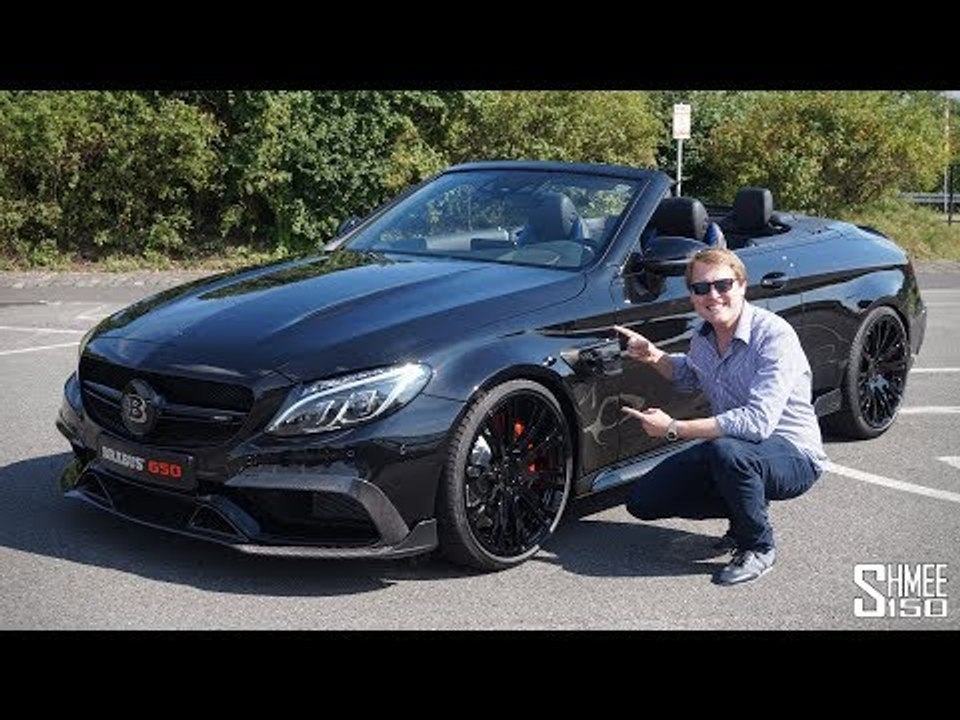 The Brabus C 650 Cabriolet is an ANGRY AMG C63S!