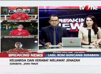 Polisi Gelar Olah TKP di Mapolrestabes Surabaya