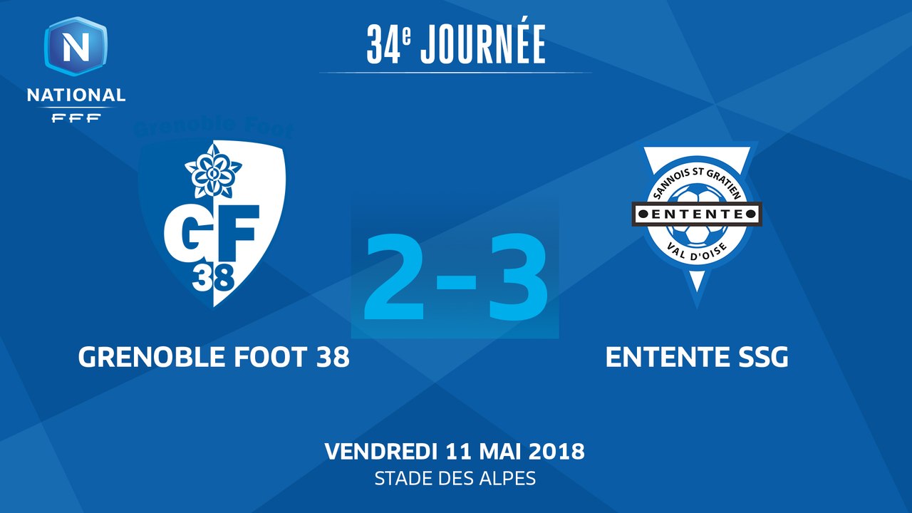 J34 : Grenoble Foot 38 - Entente SSG (2-3), le résumé