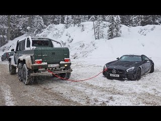 My AMG GT R is Towed Out by the G63 6x6 Again! | VLOG