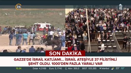 Gazze'de İsrail katliamı