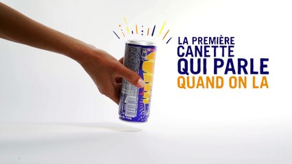 Orangina la boîte à Voeuuuh - La canette qui parle quand on la retourne