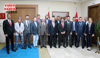 (14 Mayıs 2018) KAYSERİ GAZETECİLER CEMİYETİ YÖNETİMİ VALİ KAMÇI’YI ZİYARET ETTİ