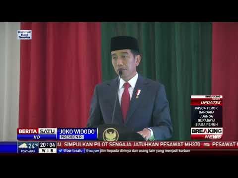 Jokowi Kembali Tegaskan Terorisme Tak Terkait Agama Manapun