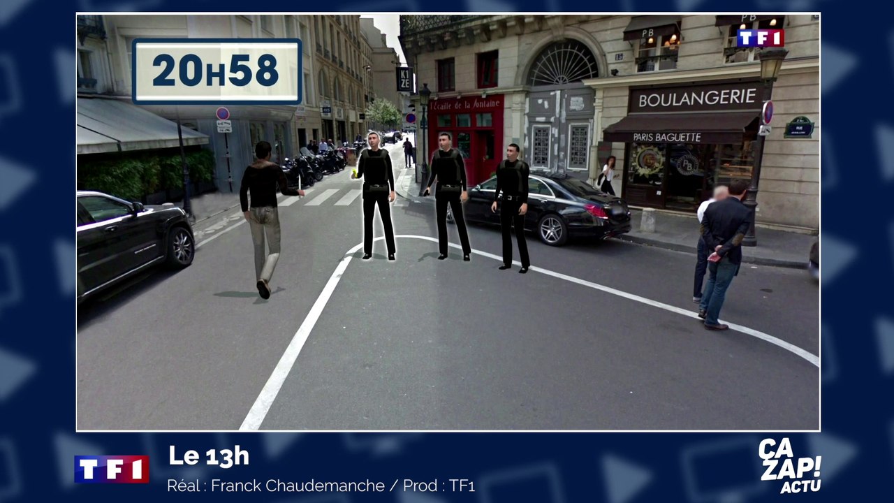 Attaque au couteau à Paris : la reconstitution en 3D  de l'intervention policière