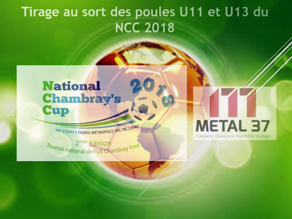Tirage au sort de la National Chambray's Cup 2018