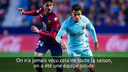 37e j. - Valverde : "Pas normal de concéder cinq buts"