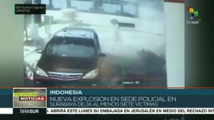 Atentado suicida contra comisaría deja al menos 7 víctimas en Surabaya