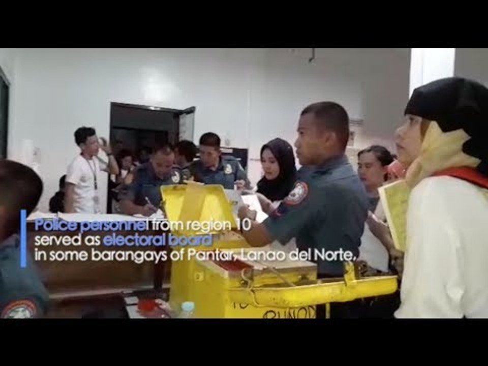 Police served as  board of election inspectors in Region 10