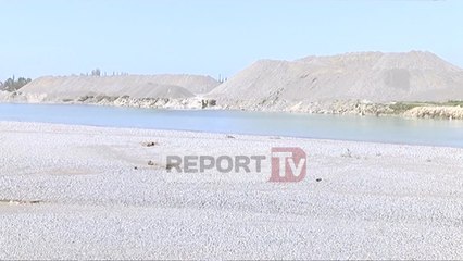 Report TV - Lezhë, marrja e inerteve pa kriter në Lumin Mat, pezullohen lejet e firmave