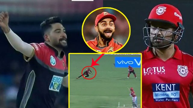 IPL 2018 : Virat Kohli takes a stunning catch to dismiss Karun Nair, Siraj strikes | वनइंडिया हिंदी