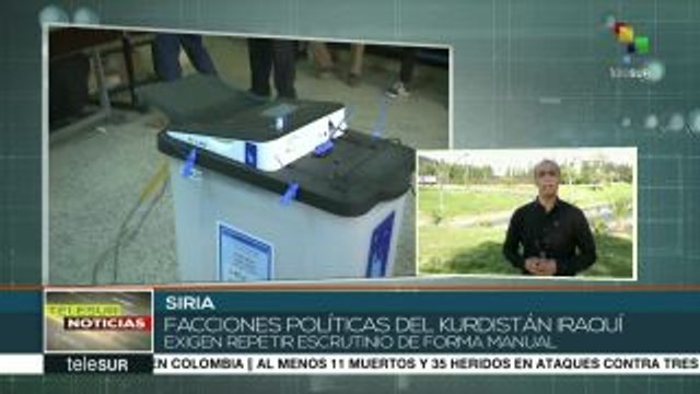 Kurdos iraquíes exigen dar a conocer resultados de comicios