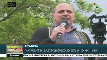 teleSUR Noticias: Francia: continúa marcha "un año es suficiente"
